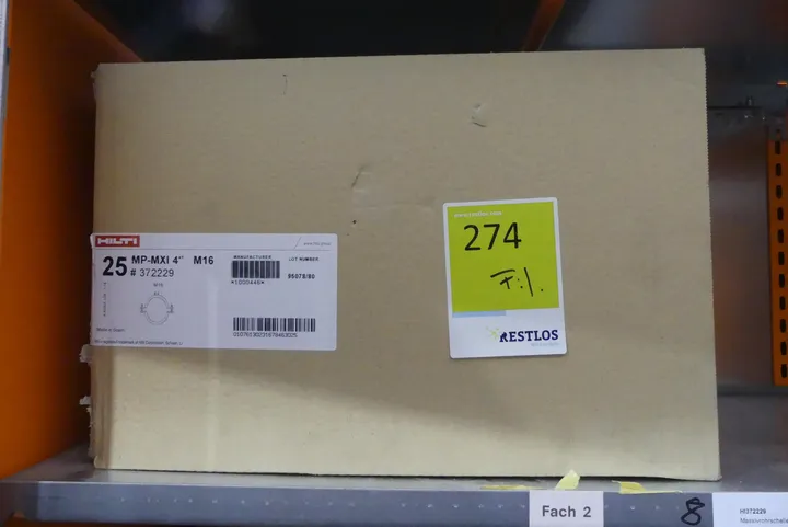 Karton Hilti Rohrschellen MP-MXI 4, M16, Range 108-16 Umfang: Fachinhalt